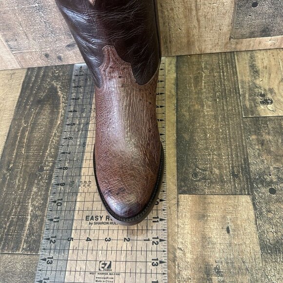 Old Gringo Amarillo 10” MK2293-2 Smooth Ostrich Western Cowboy Boots Mens 9 D - Picture 4 of 12